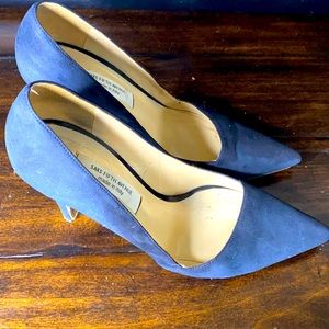 Sack fitn Avenue vero cuoid blue suede heels